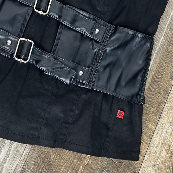 NWT Tripp NYC Black Faux Leather Corset Top Size XL - Picture 10 of 11